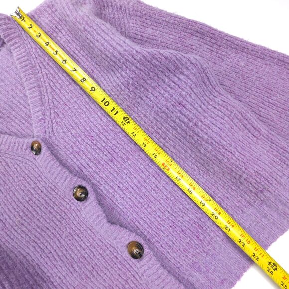 BAUM UND PFERDGARTEN Alpaca Wool Corsica Lofty Cardigan Lavender Soft Girl Y2k - Picture 3 of 7
